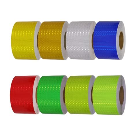 Cmx M Roll Safety Mark Reflective Stickers Shiny Red Yellow White