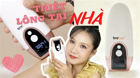 Anna Đã Triệt Lông Tại Nhà Như Thế Nào Máy Triệt Lông TMRBea NAKED IPL