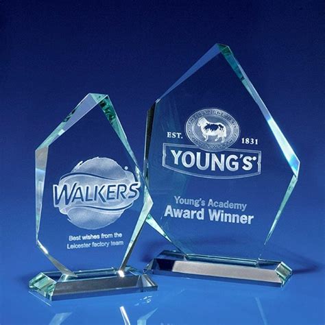 Jade Glass Awards And Trophies Bespoke Corporate Awards Laser Crystal