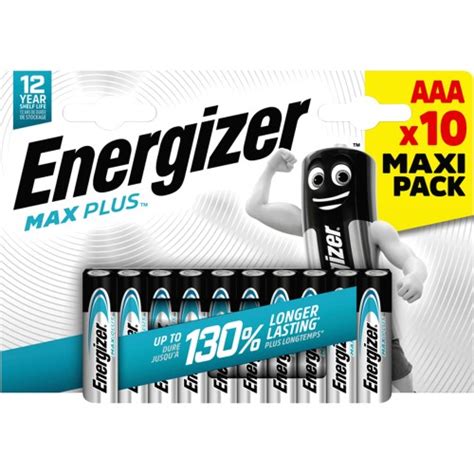 Energizer Max Plus AAA Alkaline Batteries 10 Compare Prices Where