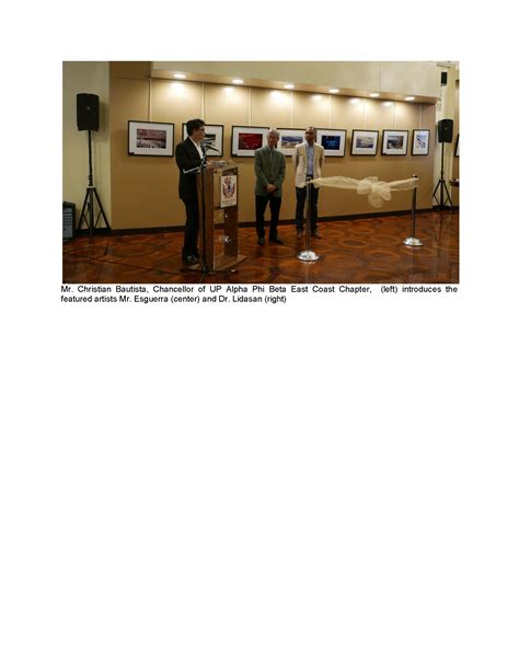 Press Release: Photography of Visible and Invisible Light – Philippine Center New York