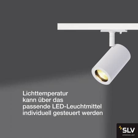 SLV 1002111 ENOLA B TRACK SPOT QPAR51 weiß 50W inkl 1P Adapter