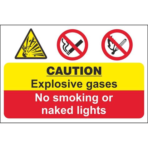 Explosion Hazard Sign