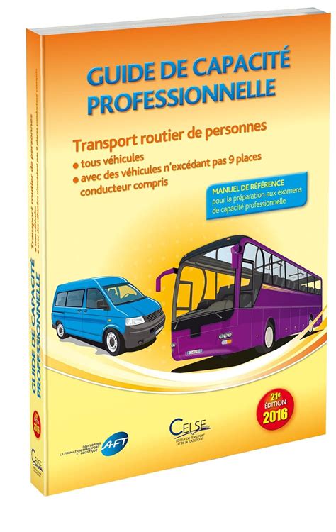 Amazon Guide De Capacit Professionnelle Transport Routier De