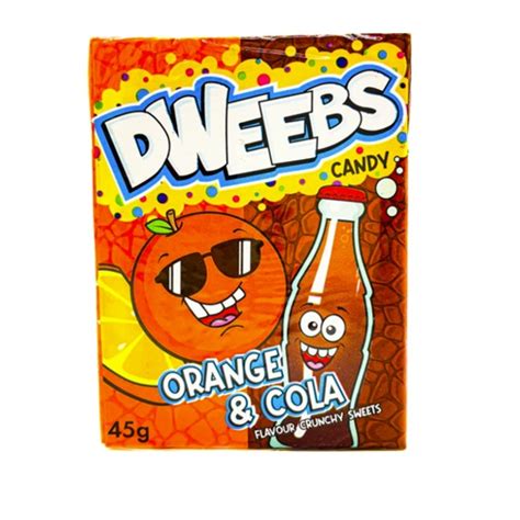 Dweebs Orange and Cola 45g Box - Lollies 'N Stuff