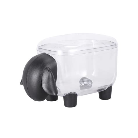 NUOLUX Sheep Shaped Plastic Storage Box Clear Storage Container