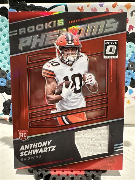 Panini Donruss Optic Rookie Phenoms Red Prizm Rp Anthony