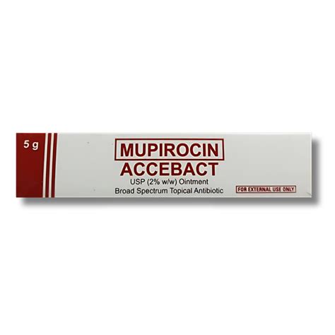 ACCEBACT Mupirocin 2 Ointment 5g Price In The Philippines MedsGo