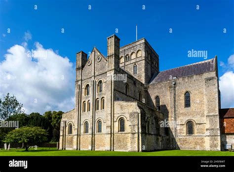 England Winchester Hospital Of St Cross The Church Stock Photo Alamy