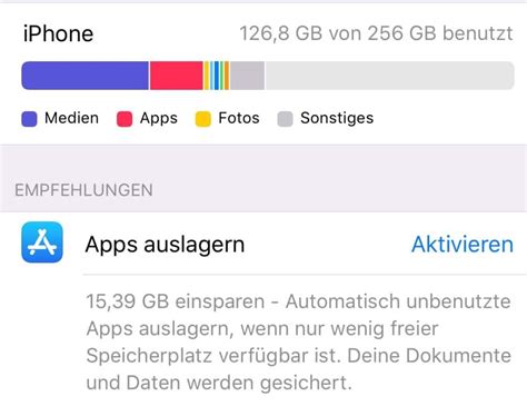 Speicheroptimierung beim iPhone Auslagern von Apps Jörg Schieb