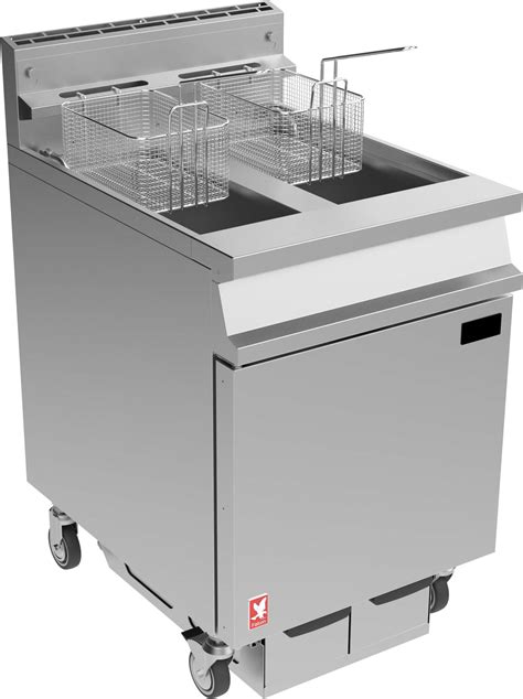 Falcon Dominator Plus G3865 Twin Tank Twin Basket Gas Fryer With