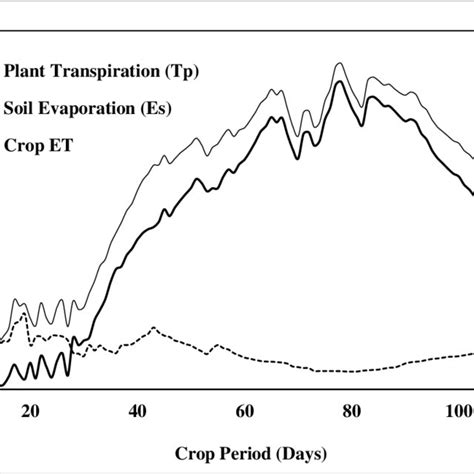 Crop Evapotranspiration And Its Components And Crop Water Use For