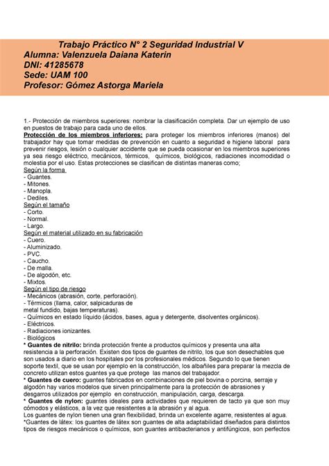 Trab práct N2 segurdad 5 listo Trabajo Práctico N 2 Seguridad