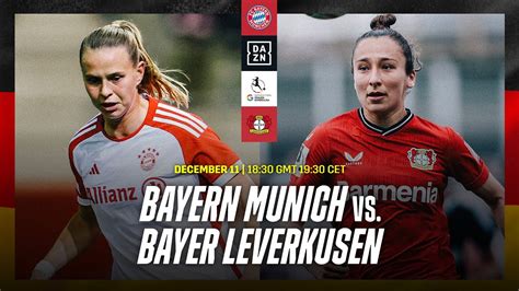 Bayern Munich Vs Bayer Leverkusen Frauen Bundesliga 2023 24 Matchday 9 Youtube