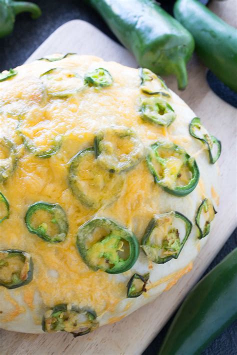 Jalapeno Cheese Bread - thestayathomechef.com