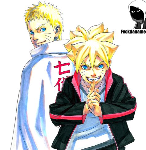 Naruto Uzumaki And Boruto Uzumaki By Fvckfdaname On Deviantart