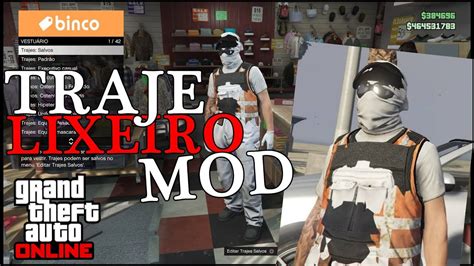 Gta V Online Novo Traje Lixeiro Mod S Menu Mod Trajes Modded Ps