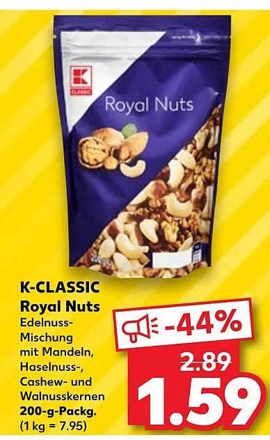 K Classic Royal Nuts Angebot Bei Kaufland Prospekte De