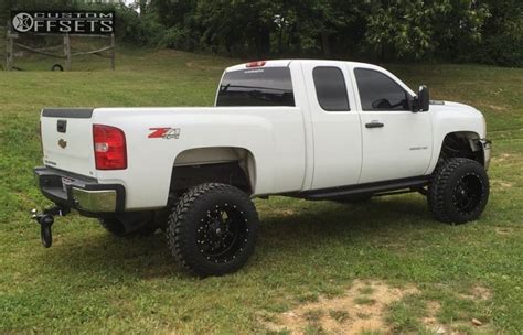 2008 Chevrolet Silverado 2500 Hd Fuel Krank Rough Country Suspension Lift 6 Custom Offsets