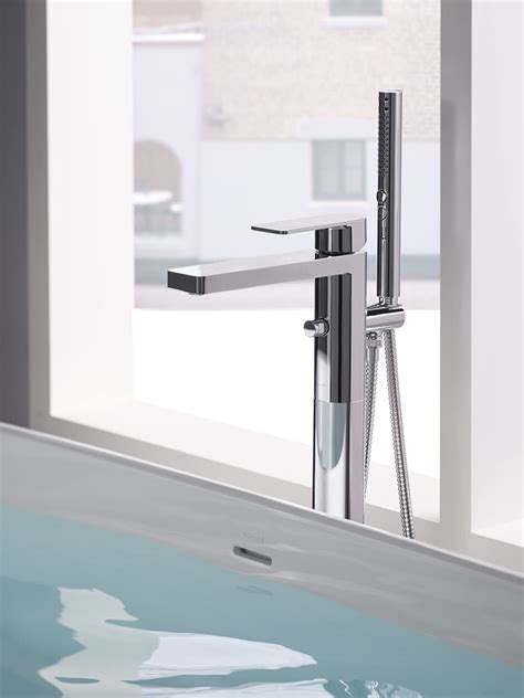 Kohler T Cp Parallel Floor Mount Bath Filler Trim With