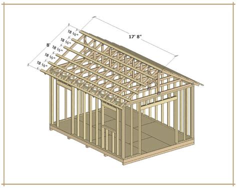 Diy Plans For 12x16 Garden Shed Large Shed Woodworking Blueprint Etsy