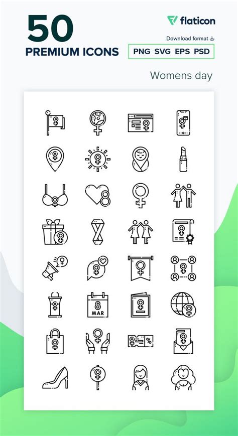 Premium Vector Icons Of Womens Day Designed By Freepik Vector