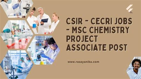 Csir Cecri Jobs Msc Chemistry Project Associate Post