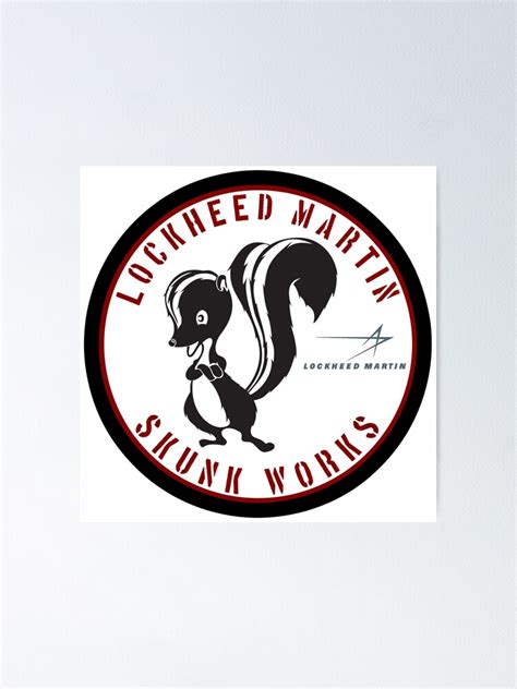 Skunk Works Logo Poster For Sale By Hoffmangraphics Redbubble