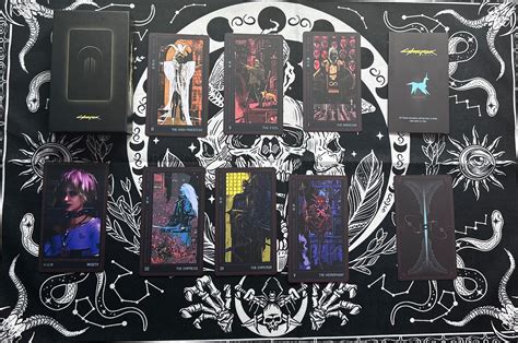 Cyberpunk 2077 Tarot Cardscyberpunk Phantom Liberty Tarot Etsy Australia