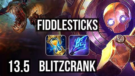 FIDDLESTICKS Tristana Vs BLITZCRANK Varus SUP 7 0 7 Rank 4