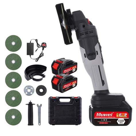 V Brushless Cordless Angle Grinder Lithium Electric Grinder