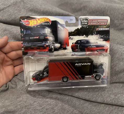 Hot Wheels Team Transport Nissan Skyline Gt R Bnr Advan Sakura Sprinter Picclick Uk