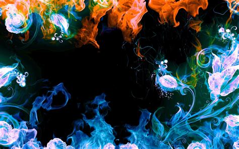 Blue Fire Wallpaper Hd 70 Images