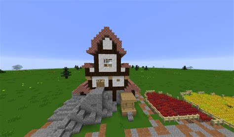 Medieval Farmhouse Minecraft Project