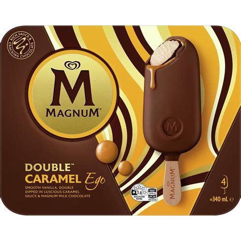 Magnum Double Caramel Ego 4 Pack | Woolworths