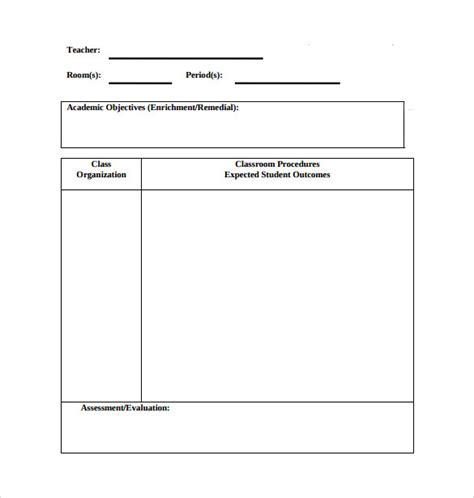 Free 14 Sample Physical Education Lesson Plan Templates In Pdf Ms Word