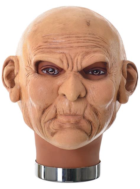 Realistic Old Man Rubber Latex Mask Full Head Halloween Mask