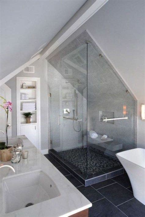 31+ Attic Bathroom Ideas That Add Value in 2022 | Houszed