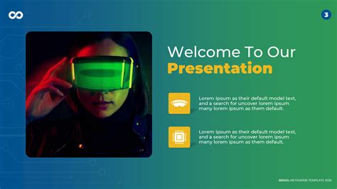 Brazil Metaverse & Virtual Reality Template, Presentation Templates