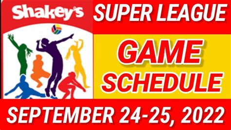 2022 Shakey S Super League Game Schedule September 24 25 2022 SSL