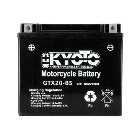 Batterie Moto Kyoto Agm Ytx Bs V Ah A Batteries Motos