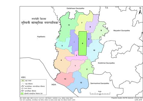 Map of Lumbini Sanskritik Municipality, Rupandehi, Nepal – Nepal Archives