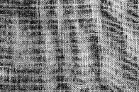 Cotton Fabric Texture In Black And White Abstract Background And