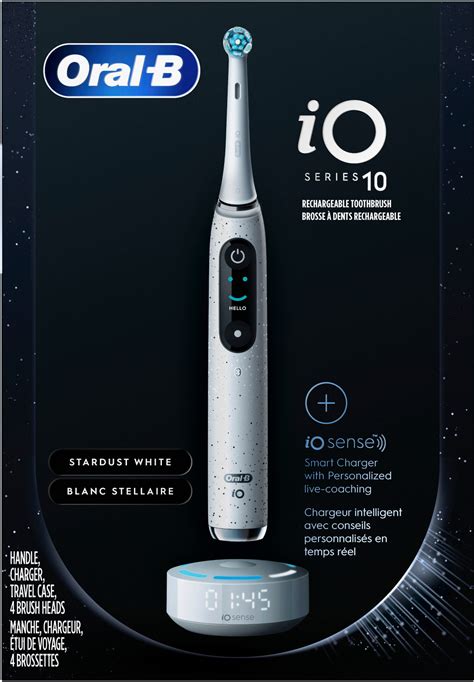 Oral B IO Series 10 Rechargeable Electric Toothbrush White Sansujyuku