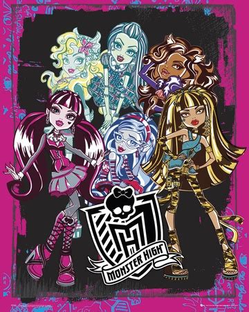 Monster High Poster Monster High Characters Monster High Art