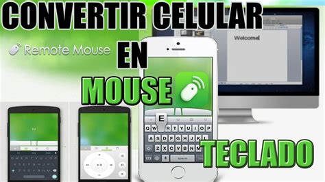 Usar El Celular Como Mouse O Teclado Para Pc Gratis Android Ios