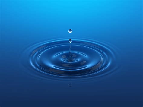 Обои капля, вода на рабочий стол