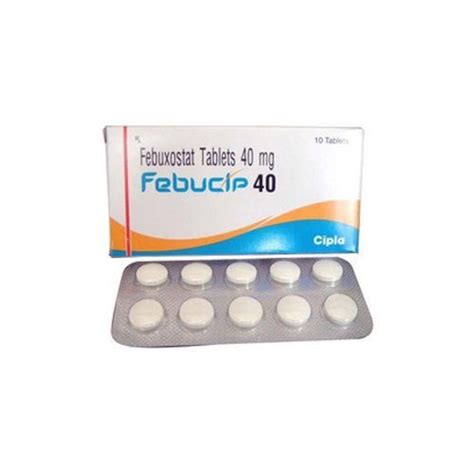 Febucip Febuxostat Tablet 40 Mg Cool And Dry Place At Best Price In