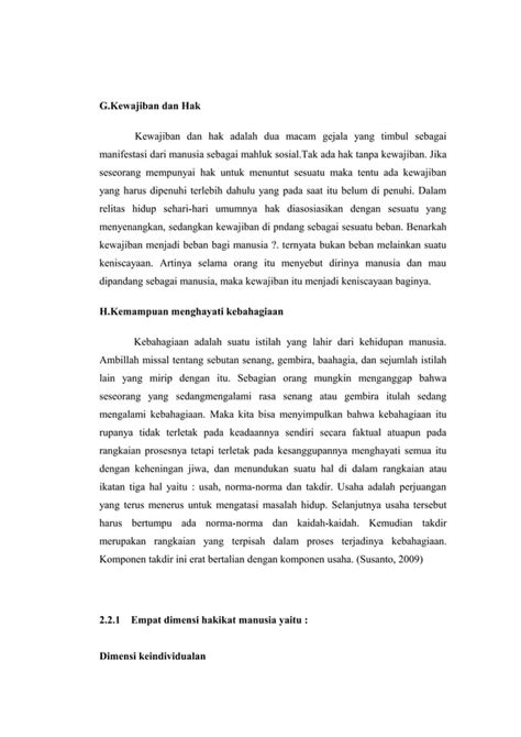 Hakikat Manusia Dan Pengembangannya Pdf