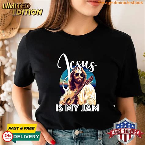 Funny Vintage Jesus Is My Jam For Christian Freak T Shirt